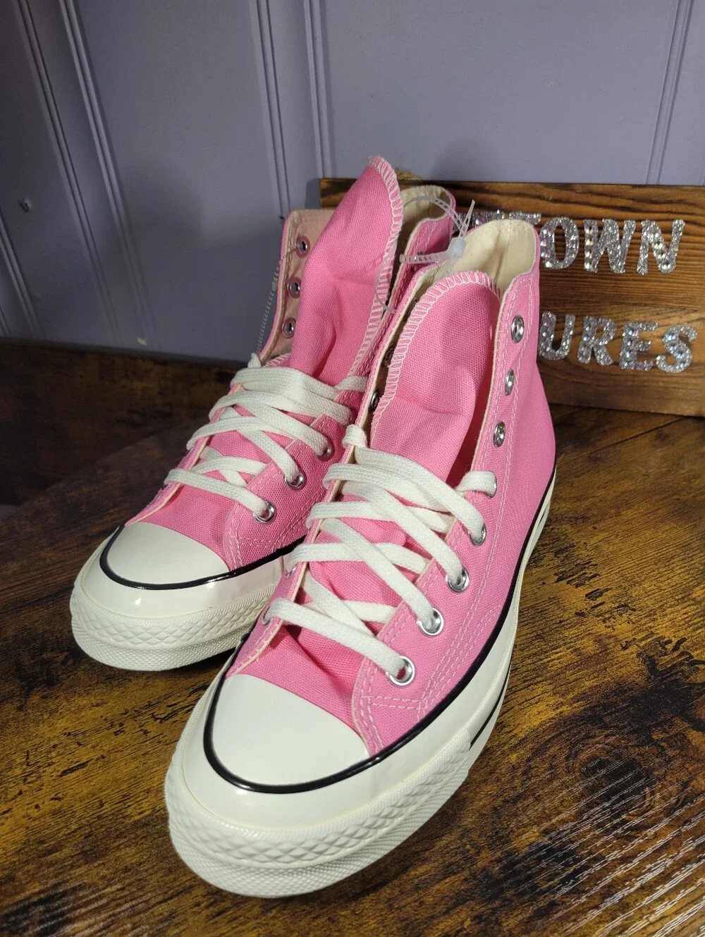 Converse Chuck 70 Taylor vintage style High Top Sneakers - Pink - Picture 7 of 14